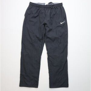 Vtg Y2K Nike Mens Large Travis Scott Big Swoosh Wide Leg Sweatpants Pants Gray